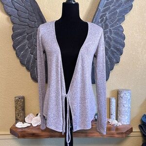 Wilfred Free Thin Cardigan Sweater with Front Tie